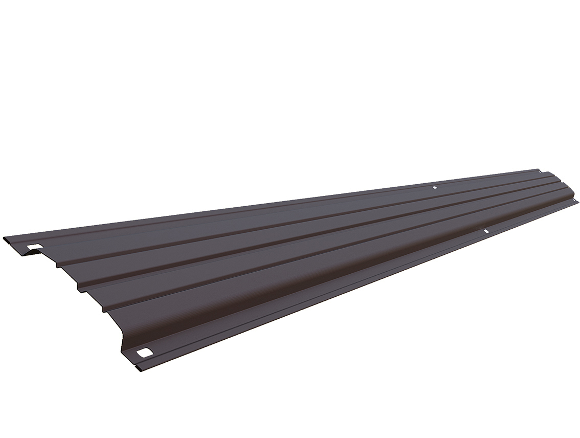 Horizontal Picket Slat Grey Brown - 1814x1830 mm (6'x6')